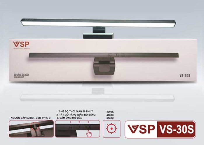 Đèn treo màn hình máy tính VSP VS-30S